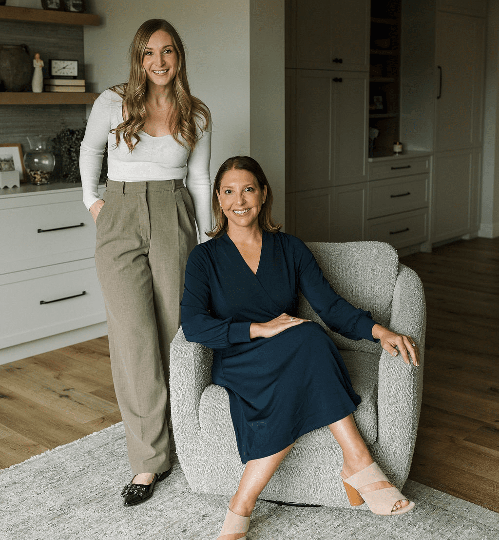 Monitor displaying a heart icon with healthy life text, next to a person working at a desk